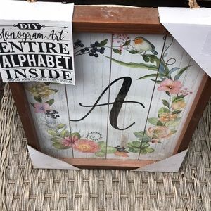 Monogram Art. Wall Art